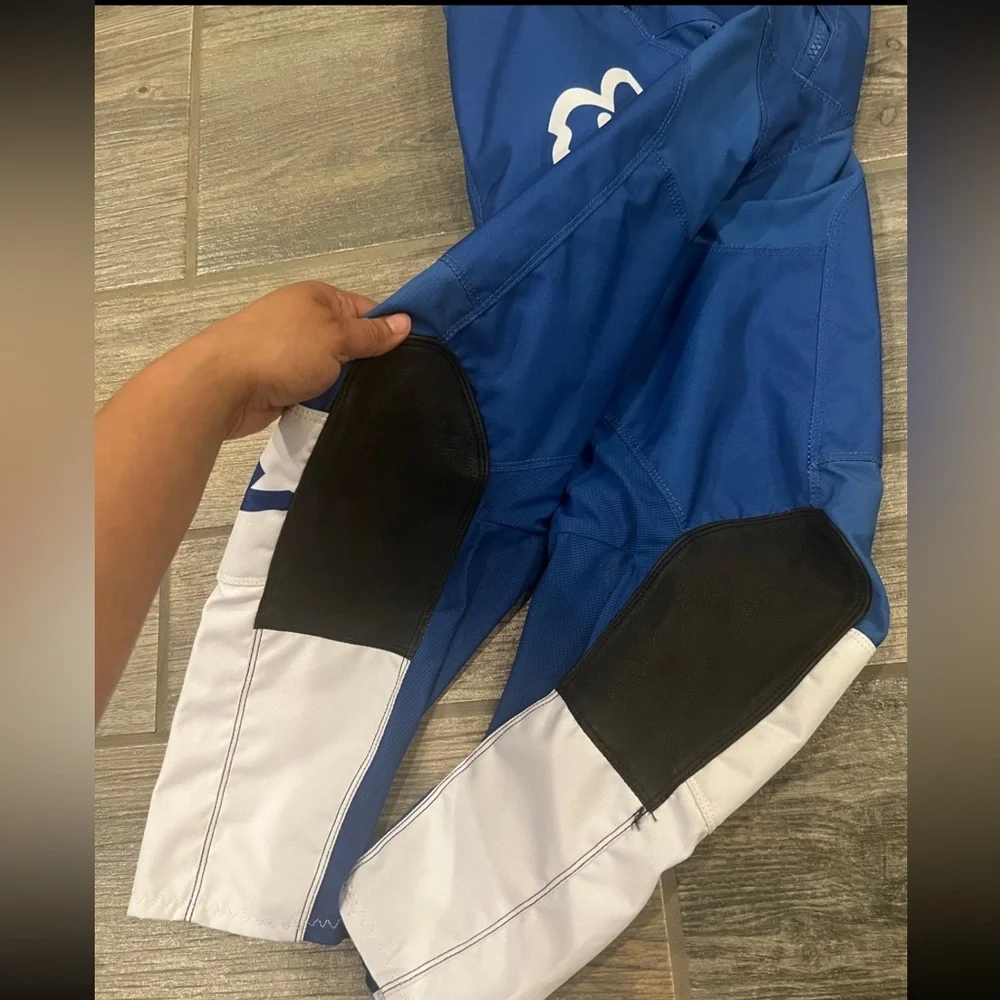 BOYS FOX RACING 180 LUX BLUE PANTS